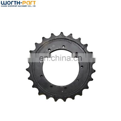 Mini excavator sprocket PC20 rubber track drive sprocket