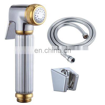 GAOBAO Portable Adjustable Flow Shattaf Bidet Hand Water pressure shower Toilet Spray