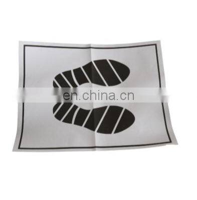 High quality disposable car plastic seat cover foot pad papers