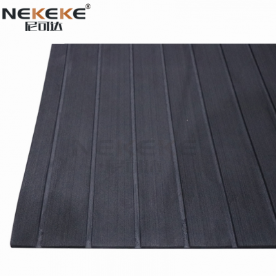 NEKEKE EVA Foam Sheet Deck Pad Cheap outdoor decking Black + Black Stripe