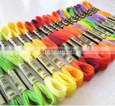 Crochet 8m per Skein 26s/2 Cross Stitch Embroidery Thread for Cross Stitch Material Thread Chinese Embroidery Thread