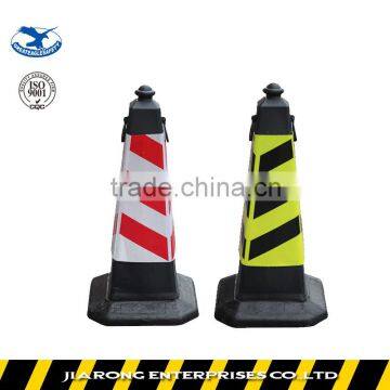 High quality height 75cm Soft Flexible PE plastic traffic cone TC006