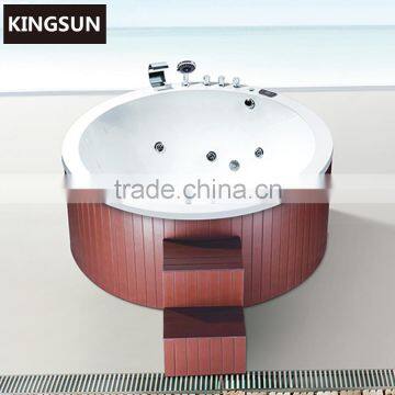 Computer Panel Freestanding Combo Massage Round Hot Spa Tub Swimming Pool