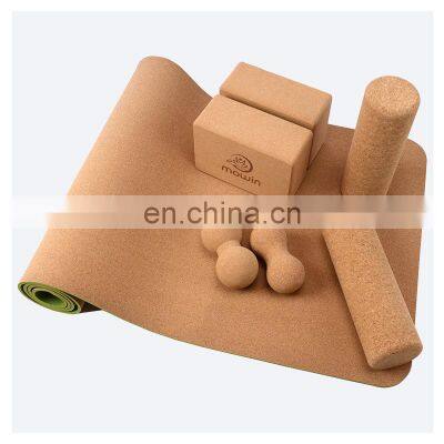 Wholesale High Density Natural Cork Massage Peanut Ball Customized Logo Neck Foot Massage Ball photo-3