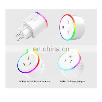 Wholesale Digital EU Voice App Remote Control Timer Energy Monitor Multi Mode Switch Socket Outlet WiFi Smart Plug UK