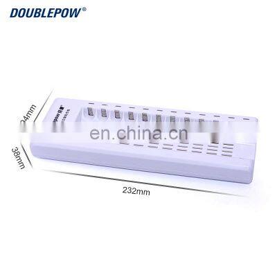 Smart Battery Charger White 12 Slots LED Intelligent Rapid Cell Charger for 1.2V AA/AAA Rechargeable Battery photo-2