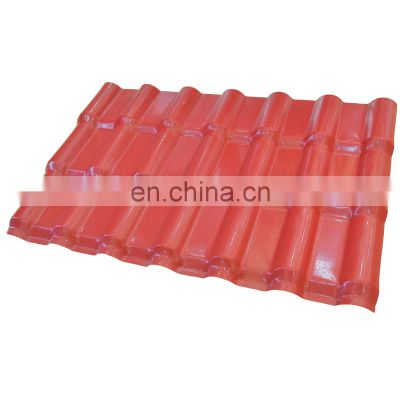 Spanish Style Plastic Durable Building Material ASA Synthetic Resin Roof Tile