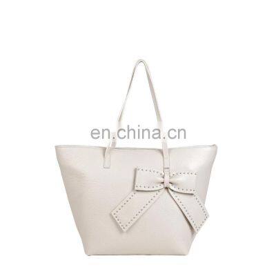 women high fashion good quality bags with beautiful bow tie design leather handbags for ladies LDTT0003 (synthetic/ PU options)