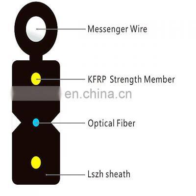 Bow Type Drop Cable Gjxh 1 / 2 / 4 Cores G657