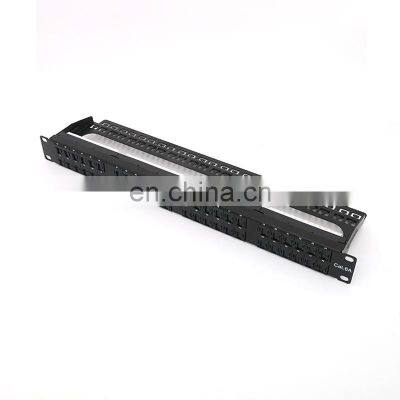 MT-4026 Hot-sale Products Detachable 1U 48port 19 Inch Blank Patch Panel With Cable Manger photo-2