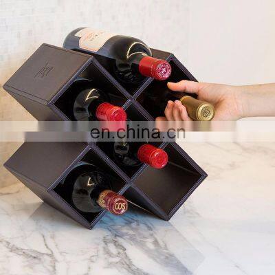 Free Standing Wine Holds 6 Bottles Wine Rack photo-5