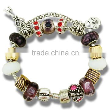 MNP128 handmade bracelets European bead bracelet