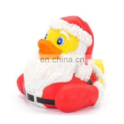 Christmas holiday gift customized vinyl ASTM floating wholesale rubber bath ducks for kids