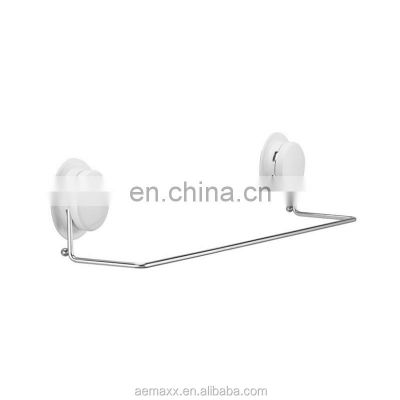 Bathroom Wall Mounted Towel Rack Suction Bath Accessory Single Towel Rack Stainless Steel Bathroom Towel Racks