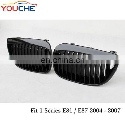 ABS Front Car Grille Grills for BMW 1 Series E81 E87 2004-2007 photo-2