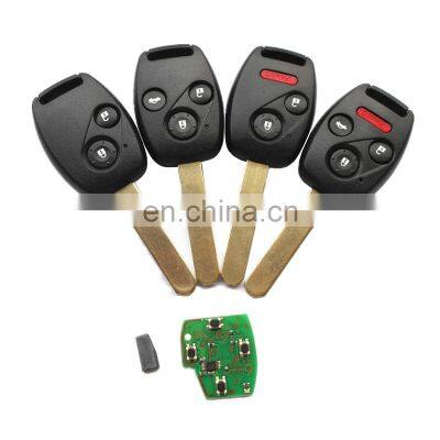 ID46 315 Mhz/433 Mhz/313.8Mhz Remote Key Shell for Honda Accord 2003-2007 FCC:OUCG8D-38OH-A(Three Frequencies Can Be Switched)