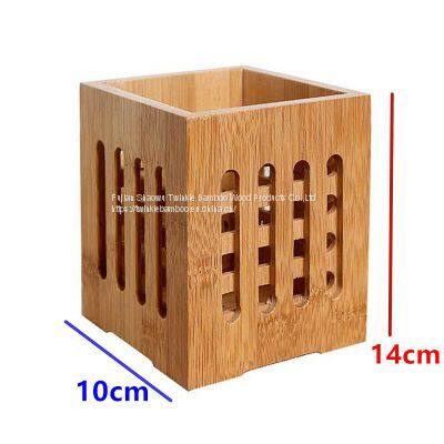 Bamboo utensil set with bamboo holder /bamboo storage holder kitchen countertop utensil storage bamboo utensils with holder