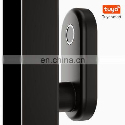 5-in-1 Keyless Entry Secure Finger ID Anti-peep Code Works BT Enabled Fingerprint and Touchscreen Smart Lock With IOS Android