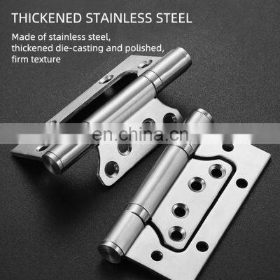 Тяжелонагруженные петли для дверей из нержавеющей стали, петли для сдвижных дверей с двумя шариковыми подшипниками, петли-бабочки для встраиваемых дверей, поворотные петли photo-2