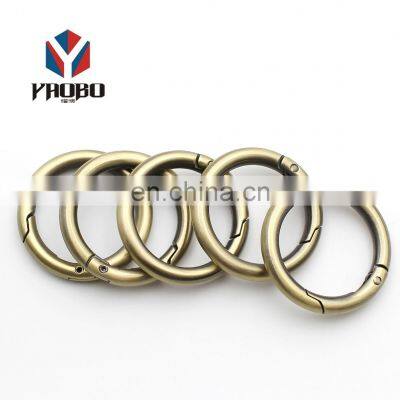 Wholesale Custom High Quality Gold Silver Handbag O Ring Bag Accessory Metal Bag O Ring photo-4
