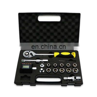 SHAHE Digital Torque Meter Mini Torque Adapter 1/2'' With Backlight Ratchet Wrench Set Car Bike Repair Torque Wrench Set photo-5