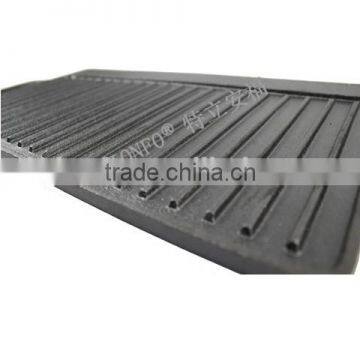 TRIONFO Black Non-stick Pre-seasoned Cast Iron Steak Pan photo-3