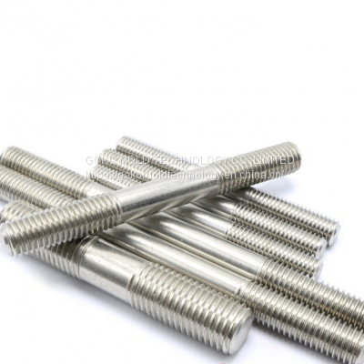 Screw Baut Paku Tipe Baja Tahan Karat Kualitas Tinggi Ujung Ganda Baut Paku Dengan Mur photo-4