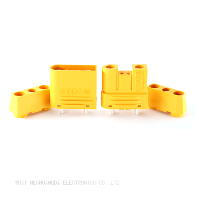 Amass high current connector XT120 male female 4pin connectors 2 power pins with 2 signal pins battery connector