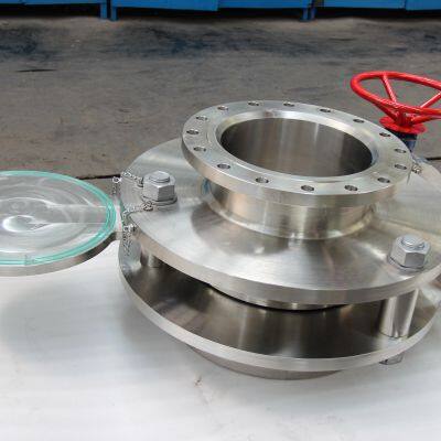 Swing type quick action blind valve