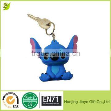 Fancy Disney Stitch Soft Touch PVC Key Chain Ring