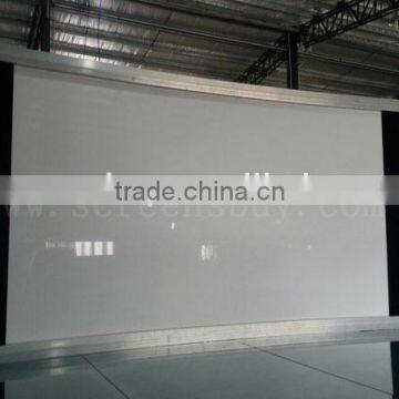 Large curved frame screen