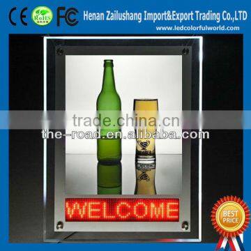 outdoor LED advertising light box with LED screen