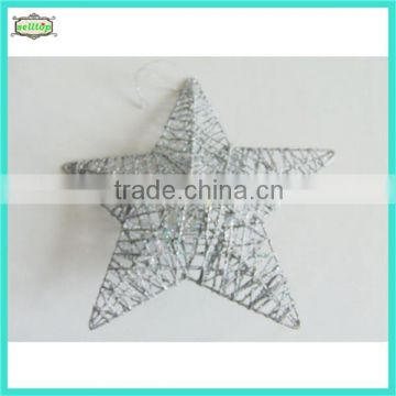 2015 hot sale christmas wire star ornaments