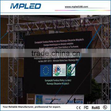 MPLED rental led display for stage video