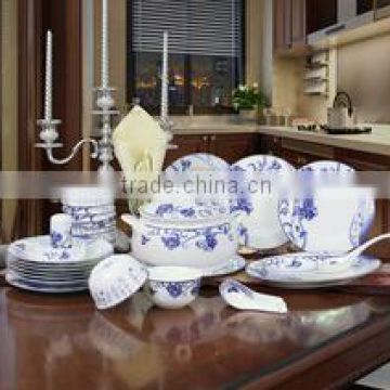 56 pcs ceramic dinner plate set