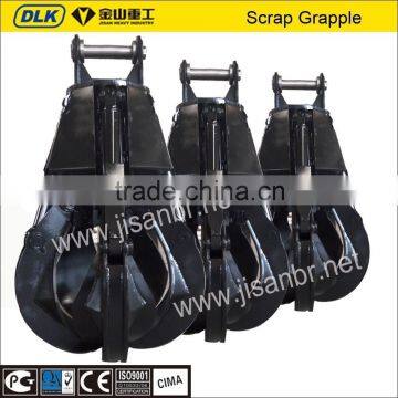 scrap grapple for excavator rotating or swing type