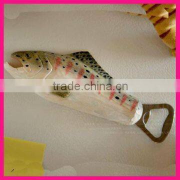 fashion antique cute wine fish shape metal beer bottle opener