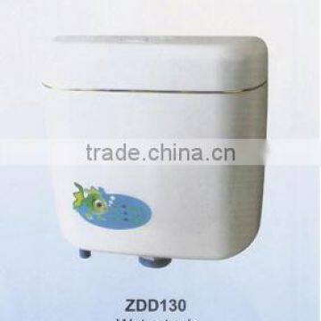 Plastic toilet water tank dual flush ZDD130