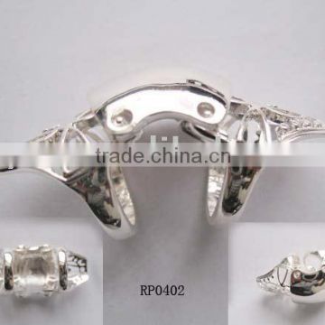 Fashion two finger connecter ring