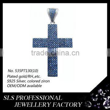 Hot and Fashion Hip-hop Jewelry for Boys Pendants White Gold Plated Silver Fish Design Pendant photo-4