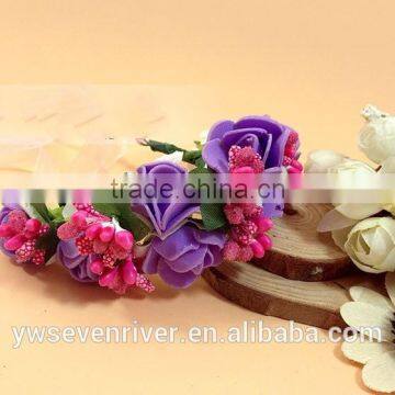 Sen is a Tire on Holiday Simulation Sisters Flower Bride Hair Bracelets Bridesmaid Wrist Wedding Turquoise Jewelry photo-4