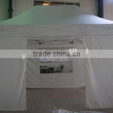 3m * 4.5m Small Hexagon Folding Gazebo With Door and Window for Sales photo-2
