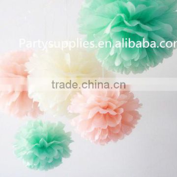 Professional Party Supplies Wedding Decoration Tissue paper Pom Pom