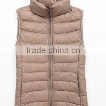 varsity custom goose down vest lady for winter