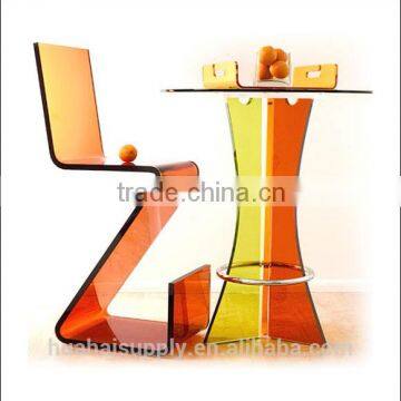 new style acrylic coffee table tea table and chair