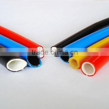 Free sample polyamiade PA reinforced double layer nylon tubing several color( Blue, yellow, Red, black, white)