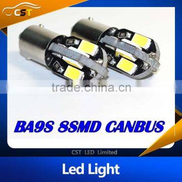 Canbus ba9s 8smd 5730 5630 LED car Light Canbus W5W 194 SMD Error White Light Bulbs