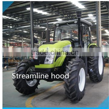 80hp tractor,12F+4R shift right side,hydraulic steering,dual disc clutch,540/1000 PTO,diesel engine,cabin with A/C