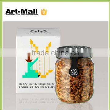 2016 new products high quality food glass jar for peanut