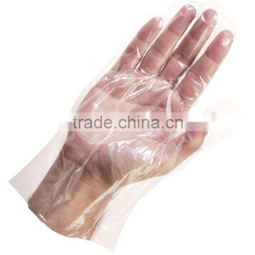 Transparent HDPE/LDPE White Disposable PE/PVC gloves with FDA,CE Certificates